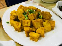 咸蛋黄炒茄子-李师傅脆肚(梅林店)