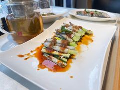 秋葵拌沙虫-黑明餐厅(白鹭洲店)
