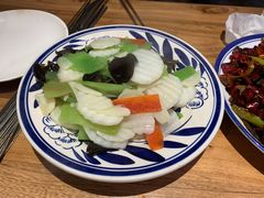 青笋木耳炒山药-福苗小骆驼烧烤(莲湖路店)