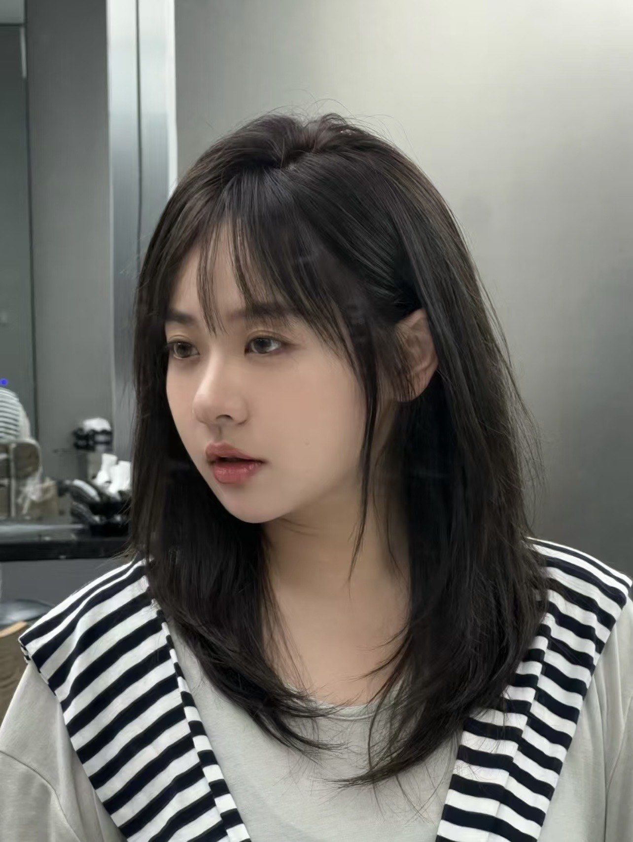 锁骨发发型 #中长发#东瀛美发官方账号