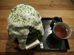 日式抹茶生乳かき氷-WONDER ICE 萬得冰田(建設路总店)