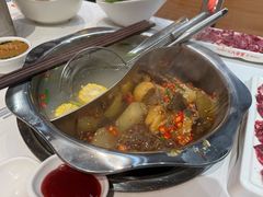 牛腩汤底-八合里潮汕鲜牛肉火锅(吉大店)