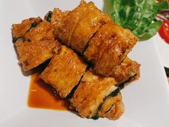 豆皮紫菜卷-朵朵开素食餐厅(后宰门街店)