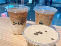 山茶桃胶拿铁-Seesaw Coffee(88铜仁路店)