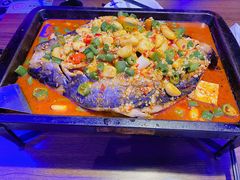 蒜香烤鱼-我爱鲈鱼地摊烤鱼(上河城店)