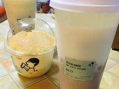 芋泥啵啵鲜奶-喜茶(青岛金狮广场店)