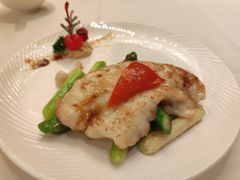 野菌翡翠煎海斑球-利苑酒家(宜安广场店)