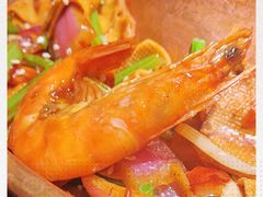 双层铜锅牛蛙虾锅-谢蟹浓(西铁营万达店)