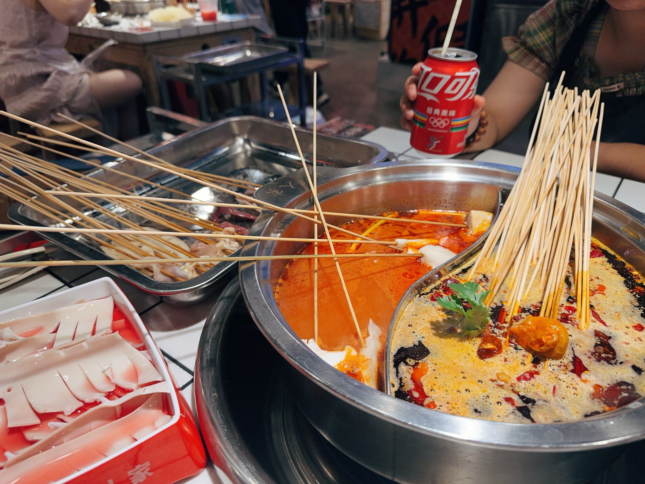 排排坐 吃串串的快乐