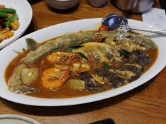 焖的稀碎的杂鱼-必点海鲜·鲅鱼水饺(鞍山西道店)