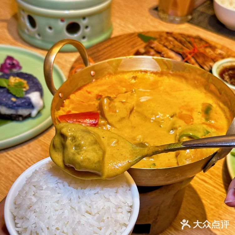 🔥米其林泰国菜餐厅，咖喱都被你玩出神了‼️