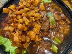 辣肉猪肝双浇面-董记面馆(漳州二路店)