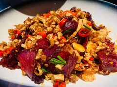 酸豆角炒腊肉-凤凰湘语·湘粤鲜融(浦东旗舰店)