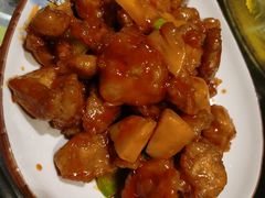 菠萝古老肉-一盏明灯全素斋(殊像寺店)