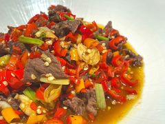 小炒黄牛肉-千百味红餐厅·江西菜(绿地双子塔店)