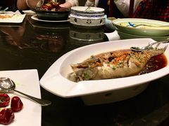 蒜茸豉香格陵兰蝶鱼-童福兴·南京菜(老门东店)