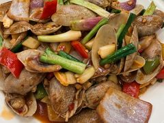 姜蒜炒花甲-陈记粤湛鸡饭店