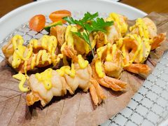 青芥虾球-茶香书香私房菜(北台一路店)