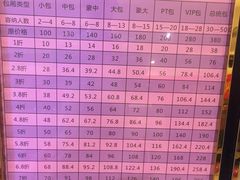 价目表-欢乐迪派对潮K·KTV(华南城店)