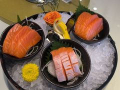 三文鱼刺身拼-万龙洲海鲜·粤菜(亚运村店)