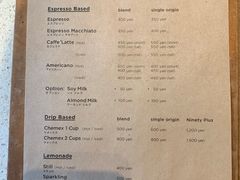 菜单-% Arabica(京都东山店)