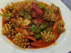 辣爆鱿鱼-晋阳饭庄(虎坊桥店)