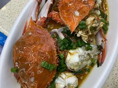 葱油螃蟹-渔中舟海鲜大排档(普陀沈家门店)