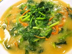 豆汤鸡毛菜-清华大学-观畴园餐厅
