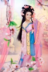 粉唐1-九月鹰飞汉服摄影工作室