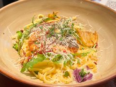 三文鱼配蟹黄奶油意大利扁面-卡朋厨房(289艺术园区店)