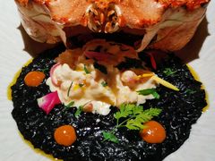 帝王蟹墨鱼汁饭-Osteria Garden 生蚝花园餐厅(原进贤路店)