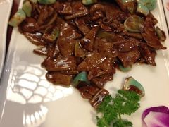 腊八蒜熘肝尖-院落创意菜