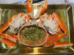 清蒸活板蟹-本达人海鲜烧烤·朝鲜族风味(发展店)