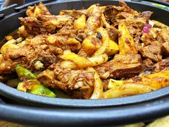 羊肉炕锅-夏都地标马一刀烤肉美食城