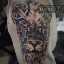 -幸运7纹身刺青Lucky7tattoo