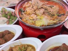 鱼片豆米鲜蔬锅-喜家德虾仁水饺(北京超极合生汇店)