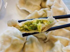 角瓜鸡蛋虾仁水饺-黄家饺子东北特色菜馆(湖滨商业街店)