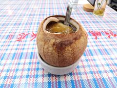 泰式椰皇炖乌鸡汤-陈鹏鹏潮汕菜(宝安机场T3航站楼店)