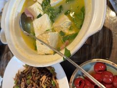 高山云腿手掰豆腐-水煮三国·川鲁江湖菜(香山店)