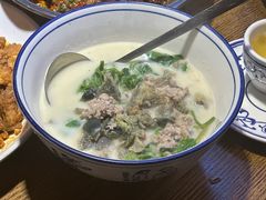 桑叶皮蛋汤-胖婆捆鸭