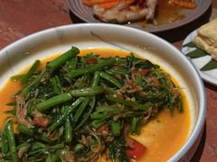 酸笋炒空心菜-浩海火燒雲傣家菜(芮欧百货店)