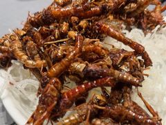 干炸蚂蚱-鼎原力量东北吊炉烧烤(临河街店)