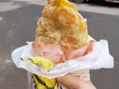 -小红车炸蛋葱油饼