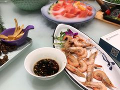 -海派美食·家宴海鲜青岛菜·石锅鲽鱼头(东方城店)