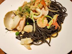 墨鱼汁意面海鲜风味-巴别塔法餐舍(合作路店)