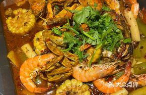 Crab and Shrimp One-Pot Dish