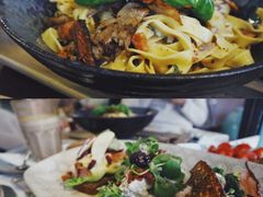 培根菌菇意面-Cafe Norden