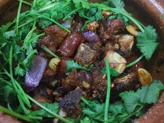 腊肠排骨煲-海口滨海新村143号海南老字号炒菜店