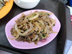 葱爆羊肉-农园餐厅(北京大学店)