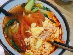 西红柿打卤面-秦晋味道脆皮肉夹馍(金茂湾店)
